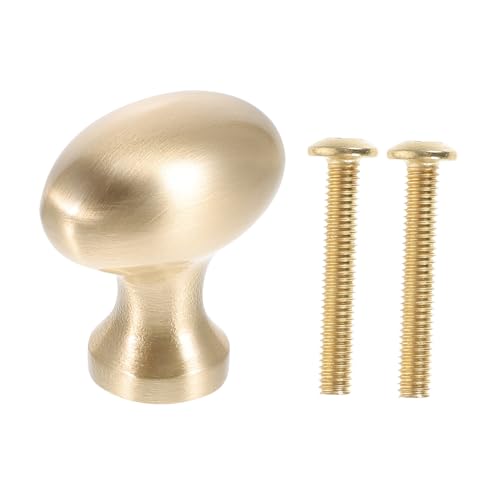 ELAYARD Messing Möbelknöpfe Schrankgriffe Goldfarbene Schubladengriffe für Kommoden Kleiderschränke Büromöbel Langlebig Eleganter Touch Verschleißfest Vielseitig Einsetzbar von ELAYARD