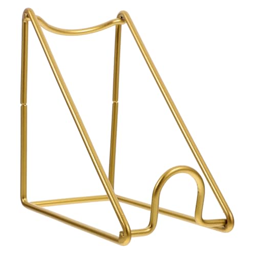 ELAYARD Metal Weinflaschenhalter Goldfarben Einzelner Weinflaschenständer aus Robustem Metall Schräg Gestelltes Weinregal für Bar Küche Partys und Innenraumdekoration Praktisches von ELAYARD