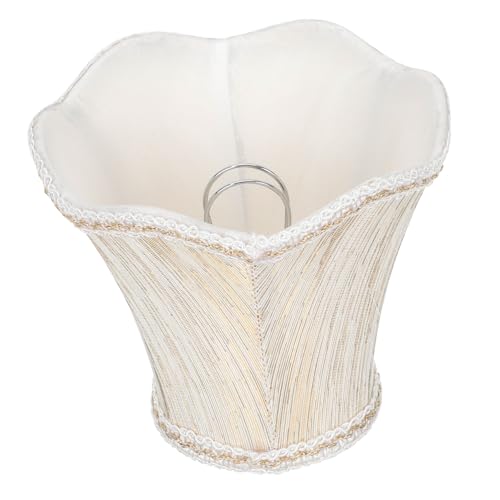 ELAYARD Moderner Europäischer Lampenschirm aus Premium Stoff Hängender Lampenschirm mit Sanftem Licht für Wohnzimmer Schlafzimmer und Deckenleuchten Stilvolles Minimalistisches Design von ELAYARD