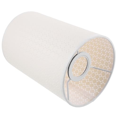 ELAYARD Moderner Großer Lampenschirm aus Cremefarbenem Stoff mit Lederoptik Dekorative Lampenabdeckung für Stehlampe Blendfreier Ersatzschirm Leicht zu Montieren für Schlafzimmer ELAYARD Moderner Großer Lampenschirm aus Cremefarbenem Stoff mit Lederoptik Dekorative Lampenabdeckung für Stehlampe Blendfreier Ersatzschirm Leicht zu Montieren für Schlafzimmer von ELAYARD