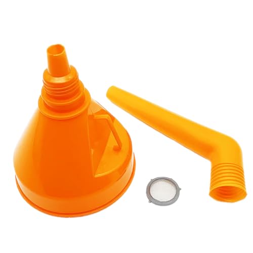 ELAYARD Multifunktionaler Kraftstoff trichter mit Abgewinkeltem Ausguss Weithals design für Autos und Motorräder Robustes Kunststoffmaterial Gelb für Sicheres Schnelles Betanken Unterwegs ELAYARD Multifunktionaler Kraftstoff trichter mit Abgewinkeltem Ausguss Weithals design für Autos und Motorräder Robustes Kunststoffmaterial Gelb für Sicheres Schnelles Betanken Unterwegs von ELAYARD