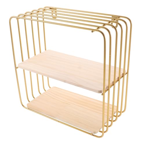 ELAYARD Multifunktionales Wandregal aus Robustem Schwebendes Aufbewahrungsregal mit Großer Tragfähigkeit Korrosionsbeständig Modernes Wanddekor für Wohnzimmer und Büro Quadratisch von ELAYARD