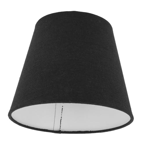 ELAYARD Nordischer Stoff Lampenschirm Tischlampe Lampenschirm Faltbarer aus Stoff und Metall Dekorative Leuchte für Wohnzimmer Büro Modernes Design Langlebig Platzsparend von ELAYARD