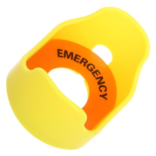 ELAYARD Not aus Schalter Schutzabdeckung Stop Sicherheitsschutz Notknopf Abdeckung Installieren Vielseitig Einsetzbar für Maschinen und Automatisierungssysteme von ELAYARD