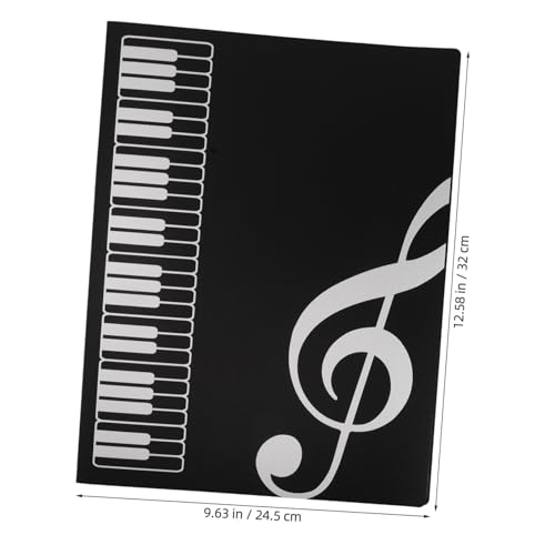 ELAYARD Notenordner mit Seiten Klarsichthüllen Matte Oberfläche Praktischer Flip ordner für Chor Klavier und Band Hoher Fassungsvermögen Leicht und Vielseitig für Musikblatt organisation ELAYARD Notenordner mit Seiten Klarsichthüllen Matte Oberfläche Praktischer Flip ordner für Chor Klavier und Band Hoher Fassungsvermögen Leicht und Vielseitig für Musikblatt organisation von ELAYARD