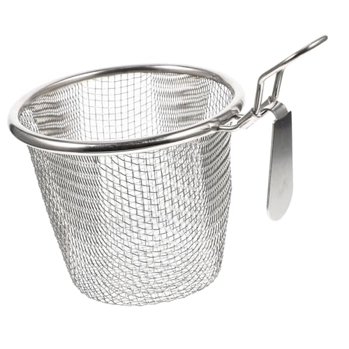 ELAYARD Nudelsieb Löffel mit Hitzebeständigem Griff Großer Kapazität Rostfrei und Langlebig als Nudel und Pasta Küchensieb für Abgießen und Filtern von ELAYARD