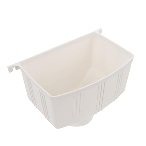 ELAYARD PVC Fallrohr Anschluss Regenwasserablauf Verbinder Langlebig Wetterbeständig für Dachrinnen und Regentonnen Regensammler Geeignet Einfache Installation Schutz vor von ELAYARD