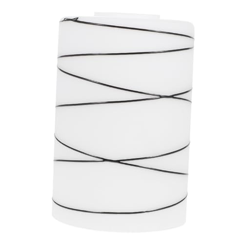 ELAYARD Pendelleuchte Glas Lampenschirm Mattes Milchglas Ersatz Lampenglas für Deckenleuchte Wohnzimmer Schlafzimmer Warmes Licht Chic Lampenzubehör von ELAYARD