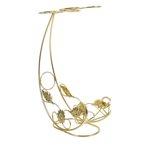ELAYARD Platzsparendes Weinglashänger für Zuhause und Bar Stilvolles Hängendes Weinregal mit Flaschenablage Dekorativer Upside Down Stemware Rack aus Gläser Goldfarben ELAYARD Platzsparendes Weinglashänger für Zuhause und Bar Stilvolles Hängendes Weinregal mit Flaschenablage Dekorativer Upside Down Stemware Rack aus Gläser Goldfarben von ELAYARD