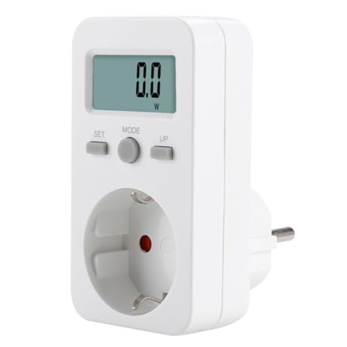 ELAYARD Power Steckdose mit Kleinem Display Elektronischer Energiemessgerät für Stromverbrauch Spannung und Kostenmessung Präziser Wattmeter Zuverlässiges Power Analyzer Gerät für ELAYARD Power Steckdose mit Kleinem Display Elektronischer Energiemessgerät für Stromverbrauch Spannung und Kostenmessung Präziser Wattmeter Zuverlässiges Power Analyzer Gerät für von ELAYARD