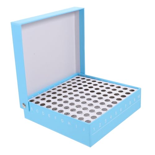 ELAYARD Praktischer Mikro zentrifugenröhrchenhalter fach mit Sicherer Stabiler Aufbewahrungsbox für Laborproben Gefrierbeständig Platzsparend und Übersichtlich für Labor Firma ELAYARD Praktischer Mikro zentrifugenröhrchenhalter fach mit Sicherer Stabiler Aufbewahrungsbox für Laborproben Gefrierbeständig Platzsparend und Übersichtlich für Labor Firma von ELAYARD