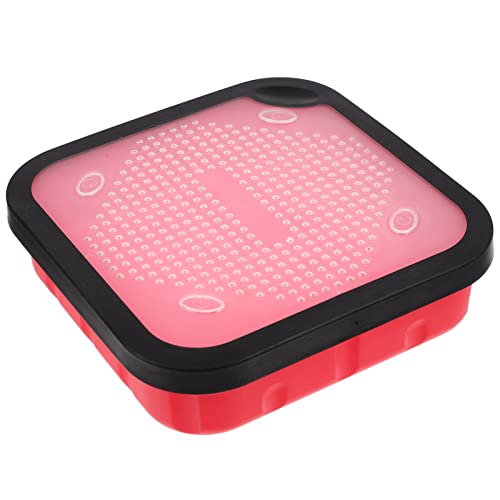 ELAYARD Professionelle Angelköderbox Rot Kompakt und Tragbar Luftdurchlässig zur Frischhaltung von Ködern Großes Fassungsvermögen für Friedfisch Karpfenangeln Praktisches Zubehör für von ELAYARD