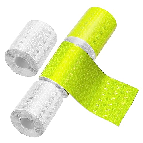 ELAYARD Reflektierendes Sicherheitsband 4 Rollen Selbstklebendes Warnband für Hohe Sichtbarkeit Langlebig für Innen und Außenanwendungen ELAYARD Reflektierendes Sicherheitsband 4 Rollen Selbstklebendes Warnband für Hohe Sichtbarkeit Langlebig für Innen und Außenanwendungen von ELAYARD