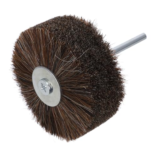 ELAYARD Rotary Wire Brush Pferdehaar und Polierbürste für Holz und Schmuckgravur Langlebiges Zubehör für Drehwerkzeuge zum Schleifen Polieren Wachsen und Entfernen von Rost und Staub von ELAYARD