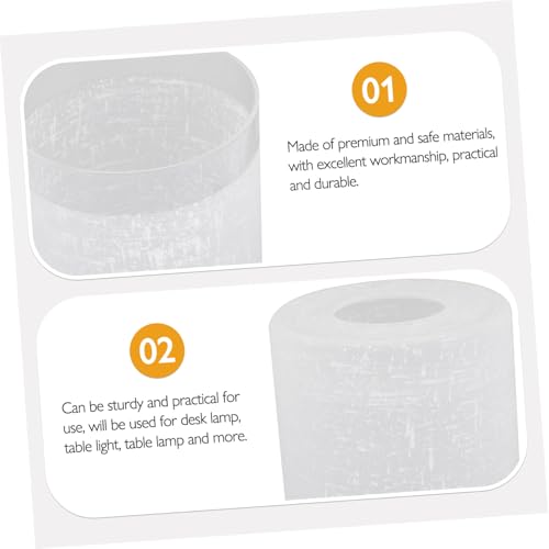 ELAYARD Runder Glass Lampenschirm Öffnung Weiß matter Lampenschirm aus Hochwertigem Glas Deckenleuchte Abdeckung für Wohnzimmer Schlafzimmer Hotel und Büro von ELAYARD