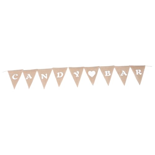 ELAYARD Rustikale Baumwollstoff Wimpelkette mit Dreieckigen Herzen aus Hochwertigem Jutestoff Vintage Candy Bar Banner für Hochzeit Geburtstag Shower und Partydeko ELAYARD Rustikale Baumwollstoff Wimpelkette mit Dreieckigen Herzen aus Hochwertigem Jutestoff Vintage Candy Bar Banner für Hochzeit Geburtstag Shower und Partydeko von ELAYARD