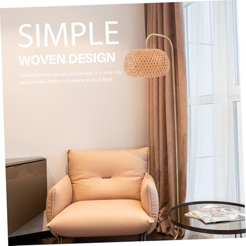 ELAYARD Rustikaler Lampenschirm Doppelter Webmuster Lampshade für Deckenleuchte Wohnzimmer Esszimmer Natürlich Langlebig und Dekorativ ELAYARD Rustikaler Lampenschirm Doppelter Webmuster Lampshade für Deckenleuchte Wohnzimmer Esszimmer Natürlich Langlebig und Dekorativ von ELAYARD