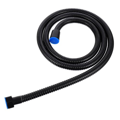 ELAYARD Schwarzer Edelstahl Duschschlauch Hochtemperaturbeständig Korrosionsfest Gebogene Handbrause Schlauch für Badzubehör Dusche von ELAYARD