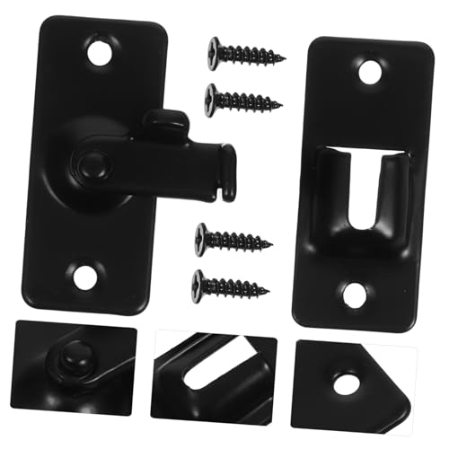 ELAYARD Schwarzer Edelstahl Türverschluss Gartentor Riegel Schloss Klein Robust Langlebig für Badezimmer Tür Scheune Fenster ELAYARD Schwarzer Edelstahl Türverschluss Gartentor Riegel Schloss Klein Robust Langlebig für Badezimmer Tür Scheune Fenster von ELAYARD