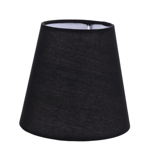 ELAYARD Schwarzer Stoff lampenschirm aus Textil Lampenabdeckung für Wandlampe und Deckenleuchte Einfache Montage Schützender Langlebiger Lampenschirm für Wohn Arbeitszimmer ELAYARD Schwarzer Stoff lampenschirm aus Textil Lampenabdeckung für Wandlampe und Deckenleuchte Einfache Montage Schützender Langlebiger Lampenschirm für Wohn Arbeitszimmer von ELAYARD