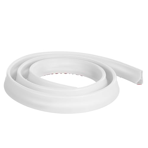 ELAYARD Selbstklebende Duschwassersperre Silikon Schwallschutzleiste Dusche Badewanne Wasserstopper Dichtungsstreifen Anti spritzschutz für Dusche und Waschbecken von ELAYARD