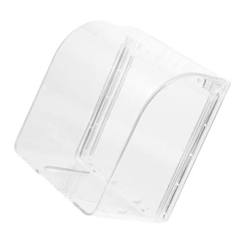 ELAYARD Selbstklebende Steckdosenabdeckung Transparent Schutzkasten für Badezimmer Küche Wohnraum Innen Außen Einfache Montage Langlebiger Steckdosenschutz von ELAYARD