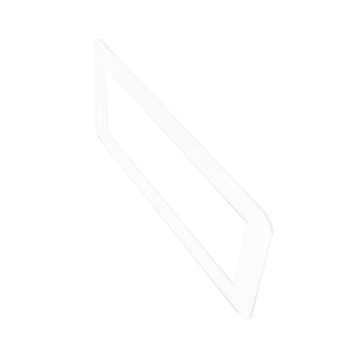 ELAYARD Selbstklebende Transparente Acryl Lichtschalter Schutzplatte Steckdosen Abdeckung für Küche und Bad Schraubenlose Wandplatte zur Kratzschutz und Einfache Reinigung von ELAYARD