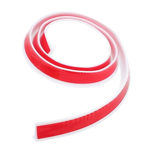 ELAYARD Selbstklebender Silikon streifen für Badezimmer und Küche Wasserabweisend Schimmelresistent Einfache Montage Glatte Oberfläche als Dichtungs Schutzleiste von ELAYARD