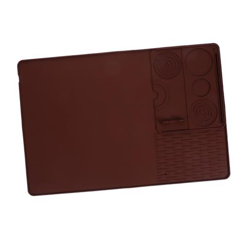ELAYARD Silikon Kaffee Station Matte Groß Nonslip Bar Matte mit Abnehmbarem Kaffee Tamper Schutzmatte und Geschirr Trocknungseinsatz Hitzebeständig für Espresso Maschine ELAYARD Silikon Kaffee Station Matte Groß Nonslip Bar Matte mit Abnehmbarem Kaffee Tamper Schutzmatte und Geschirr Trocknungseinsatz Hitzebeständig für Espresso Maschine von ELAYARD