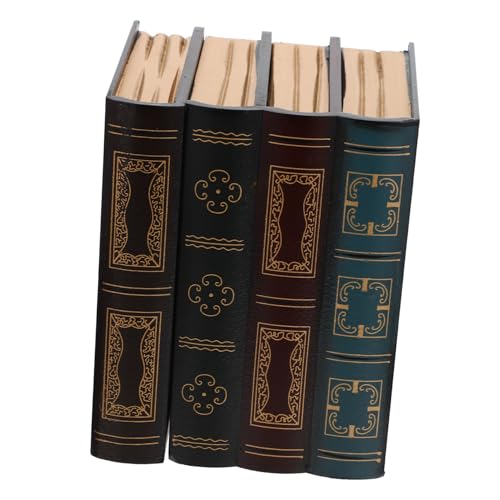 ELAYARD Simulation Buch Ornament Dekoratives Deko Buch für Regal und Schreibtisch Hochwertiges Fake Book Modell aus Dichteplatte Kreative Tischdekoration für Wohnraum Büro und von ELAYARD
