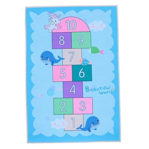 ELAYARD Spielteppich rutschfest Dekorativer Bodenmatte für Schlafzimmer und Spielzimmer Weicher Kinderzimmer Teppich mit Lustigem Hopscotch Design Strapazierfähiger und Komfortabler ELAYARD Spielteppich rutschfest Dekorativer Bodenmatte für Schlafzimmer und Spielzimmer Weicher Kinderzimmer Teppich mit Lustigem Hopscotch Design Strapazierfähiger und Komfortabler von ELAYARD
