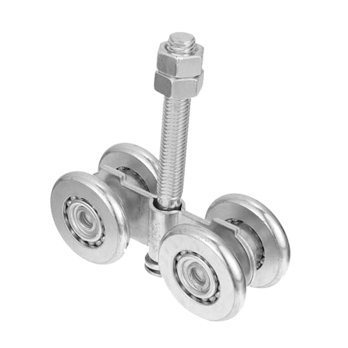 ELAYARD Stabile Stahl Schiebetürrolle Tragkraft Industriefalttür Laufschiene Ersatzpulley für Schiebetore und Schiebetüren Langlebig Reibungslos Laufend Geeignet für Scheunen und ELAYARD Stabile Stahl Schiebetürrolle Tragkraft Industriefalttür Laufschiene Ersatzpulley für Schiebetore und Schiebetüren Langlebig Reibungslos Laufend Geeignet für Scheunen und von ELAYARD