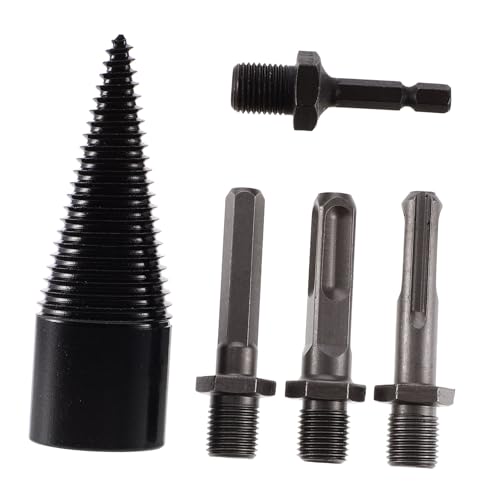 ELAYARD Teiliges Holzspalter bohrer Carbonstahl mit Titanbeschichtung Verschleißfest und Vibrationsbeständig Inklusive Austauschbarer Griffe Effizienter Holzscheit spalter für Brennholz ELAYARD Teiliges Holzspalter bohrer Carbonstahl mit Titanbeschichtung Verschleißfest und Vibrationsbeständig Inklusive Austauschbarer Griffe Effizienter Holzscheit spalter für Brennholz von ELAYARD