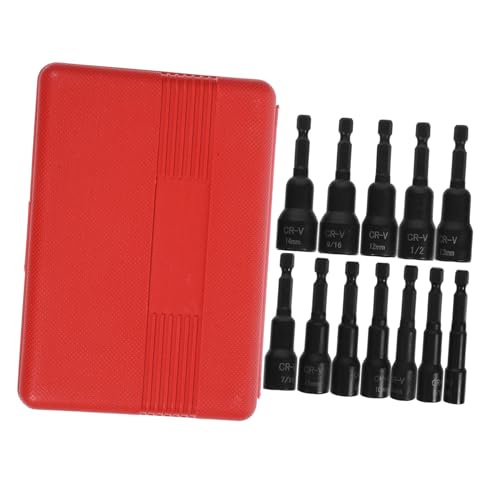 ELAYARD Teiliges Kraft Steckschlüssel Set mit Verlängerung Magnetische Sechskant Stecknüsse Robuste Impact Adapter für Schlagschrauber für Enge Räume und Vielseitige Anwendungen von ELAYARD