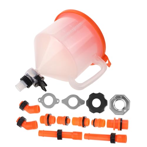 ELAYARD Teiliges Kühler trichter Robustem Kunststoff Auslaufsicheres Kühlmittel füllwerkzeug mit Überlaufschutz Benutzerfreundlich für Auto kühlmittelfüllung und Heizungskern spülung von ELAYARD