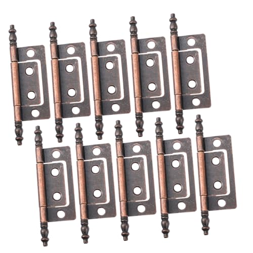 ELAYARD Teiliges Vintage Scharniere aus Rotem Bronze Kronenform Rustikale Möbelscharniere für Schranktüren Holz und Zimmertüren Einfache Montage ohne Aussparung ELAYARD Teiliges Vintage Scharniere aus Rotem Bronze Kronenform Rustikale Möbelscharniere für Schranktüren Holz und Zimmertüren Einfache Montage ohne Aussparung von ELAYARD