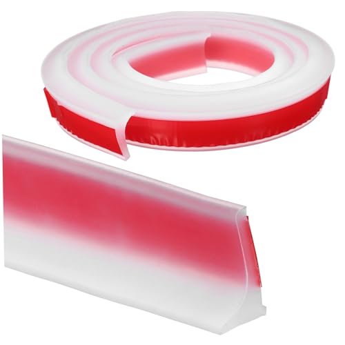 ELAYARD Transparente Duschwasserstop Wasserdichtes Tpe Dichtungsband Selbstklebend Wasserbarriere für Dusche Küche Waschbecken Leicht Zuschneidbar Robust und Verschleißfest ELAYARD Transparente Duschwasserstop Wasserdichtes Tpe Dichtungsband Selbstklebend Wasserbarriere für Dusche Küche Waschbecken Leicht Zuschneidbar Robust und Verschleißfest von ELAYARD