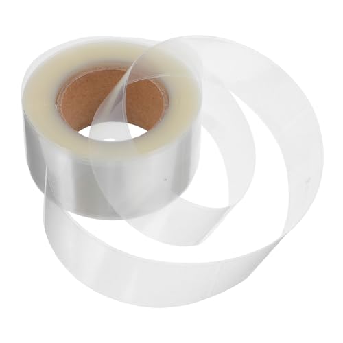 ELAYARD Transparente Etikettenschutzfolie Rolle mit Hoher Klebkraft für Schutz von Strichcodes Lebensmitteletiketten und Versandaufklebern Klar und Kratzfest für Büro und Lager von ELAYARD