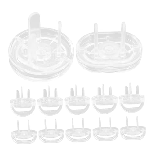 ELAYARD Transparente Steckdosenabdeckung Babyproof Steckdosenschutz aus Kindersicherung für Standard Wandsteckdosen Installieren und Langlebig von ELAYARD