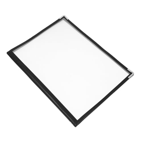 ELAYARD Transparentes PVC Menübuch mit Seiten Fächern Wiederverwendbarer Menüordner für Restaurants Cafés und Bars Klarer Speisekartenhalter Schützende Menüabdeckung für Übersichtliche ELAYARD Transparentes PVC Menübuch mit Seiten Fächern Wiederverwendbarer Menüordner für Restaurants Cafés und Bars Klarer Speisekartenhalter Schützende Menüabdeckung für Übersichtliche von ELAYARD
