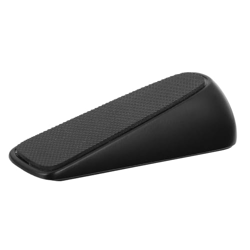 ELAYARD Türstopper Türkeil ohne Bohren Praktischer Türfeststeller für Zuhause Sicherer Türkeilstopper gegen Einklemmen Kinderfreundlicher Türstopper in Schwarz für Innenräume von ELAYARD