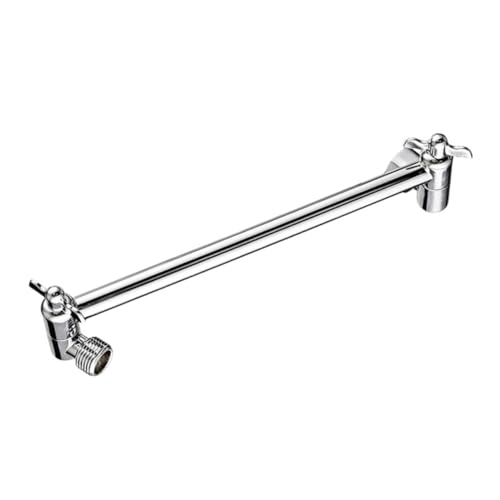 ELAYARD Verstellbarer Duscharm Verlängerung aus Edelstahl Korrosionsbeständig Hohe Temperaturbeständigkeit für Handbrause und Regendusche Badezimmer Wandmontage von ELAYARD