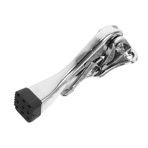 ELAYARD Verstellbarer Türstopper Fußbetätigt aus Aluminiumlegierung mit Rutschfester Gummibasis Robuster Boden Türfeststeller für Innenbereiche Wie Zuhause Büro und Garage Vielseitig von ELAYARD