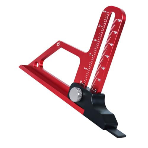 ELAYARD Verstellbares Tischsäge tiefenmessgerät aus Präzises Holzbearbeitungswerkzeug für Tischkreissägen und Oberfräsentische Leichtes Vielseitiges Höhenmessgerät für Holzarbeiten von ELAYARD