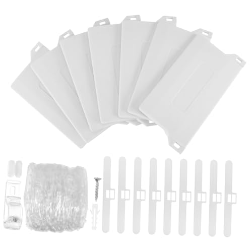 ELAYARD Vertikale Jalousien Ersatzset Weiß Perlen Lamellen Halter Klammern Haken Zubehör für Fensterjalousien Langlebig Praktisch ELAYARD Vertikale Jalousien Ersatzset Weiß Perlen Lamellen Halter Klammern Haken Zubehör für Fensterjalousien Langlebig Praktisch von ELAYARD