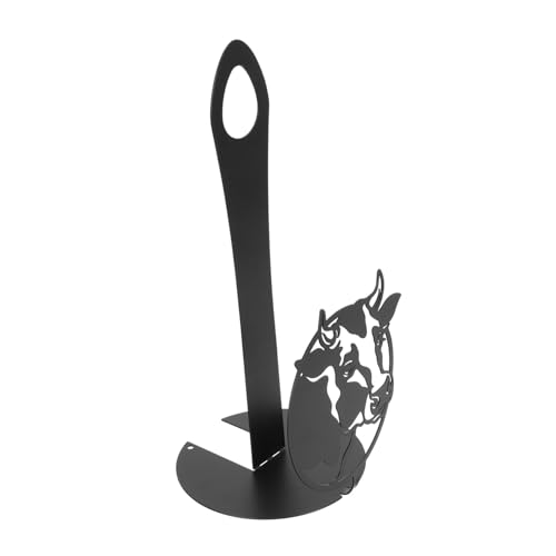 ELAYARD Vertikaler Papierhandtuchhalter aus Eisen Kreativer Kuh Design Rollenhalter für Zuhause Küche Büro Dekoration und Praktische Aufbewahrung von ELAYARD