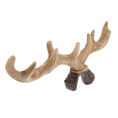 ELAYARD Vintage Deer Antler Wandhaken aus Robustem Harz Dekorativer Garderobenhaken für Kleidung Schlüssel Hüte für und Büro Stilvolle Wanddekoration Hellfarben ELAYARD Vintage Deer Antler Wandhaken aus Robustem Harz Dekorativer Garderobenhaken für Kleidung Schlüssel Hüte für und Büro Stilvolle Wanddekoration Hellfarben von ELAYARD