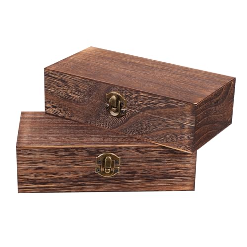 ELAYARD Vintage Holz-geschenkbox Rechteckige Aufbewahrungsboxen aus Massivem Holz Multifunktionale Schmuck Geschenkverpackung Praktische Tragetasche Kreative Geschenkbox für Besondere ELAYARD Vintage Holz-geschenkbox Rechteckige Aufbewahrungsboxen aus Massivem Holz Multifunktionale Schmuck Geschenkverpackung Praktische Tragetasche Kreative Geschenkbox für Besondere von ELAYARD