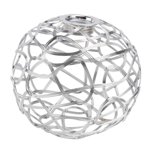ELAYARD Vintage Runder Metall Lampenschirm Dekorativer Lampenabdeckung Eisen Kunst Pendelleuchte Zubehör Geeignet für Deckenlampen und Kronleuchter Einfache Montage Stilvolle von ELAYARD