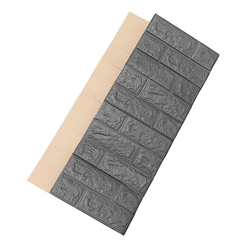 ELAYARD Wandpaneele Selbstklebend Ziegelmuster aus PE Schaum Schalldämmend Modernes Brick Wall Sticker Wanddekor für Tv Wand Sofa Hintergrund von ELAYARD